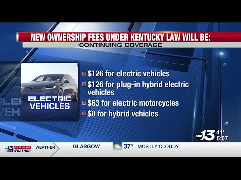 New laws changing fees for electric and hybrid vehicles to take effect next year