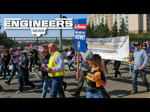 OE3 rallies with Teamsters against driverless trucks and equipment