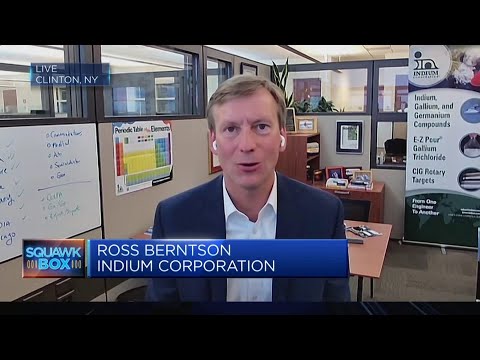 Approximately 10 factories can turn on production for gallium right now, says metals manufacturer