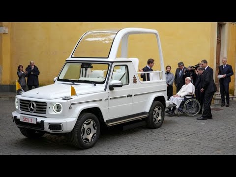 Pope Francis gets first all-electric Popemobile