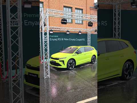 New Škoda Enyaq RS Just Revealed! 🇸🇪 First Look in Stockholm 🚗✨