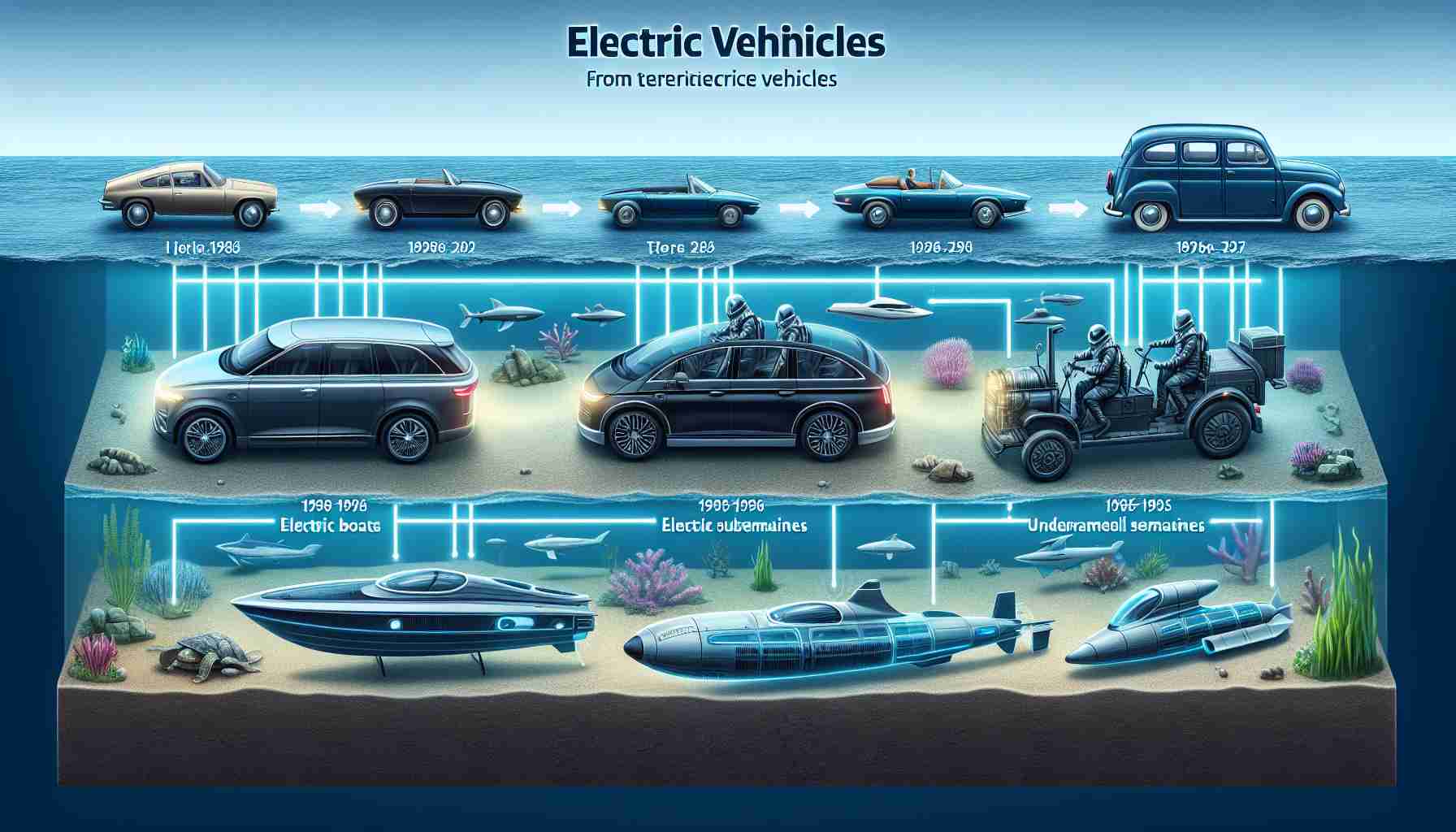 La evolución de los vehículos eléctricos: de la tierra al mar La evolución de los vehículos eléctricos: de la tierra al mar